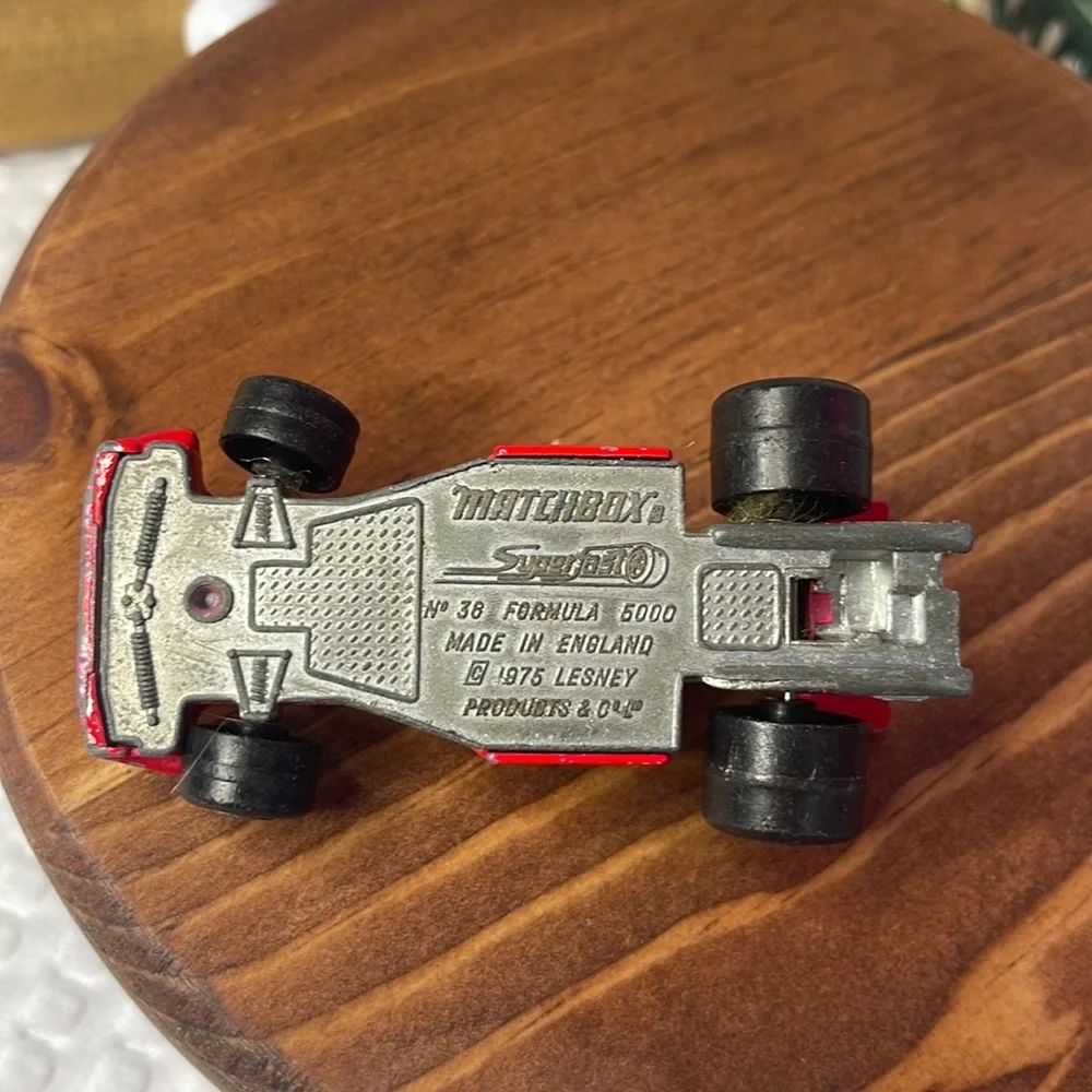 Vintage Matchbox RED FORMULA 5000 Series England.